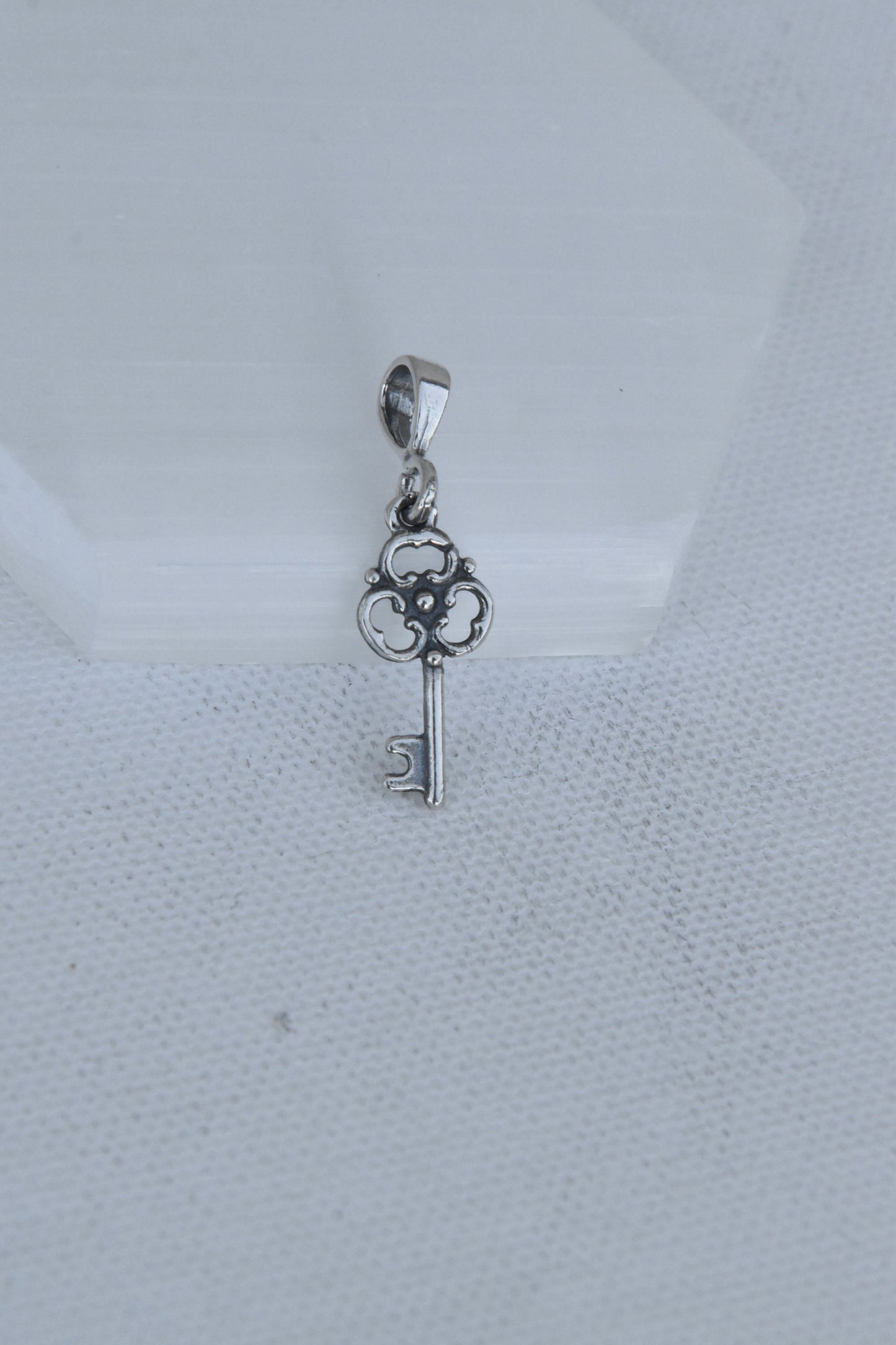 Silver Mini Key Necklace